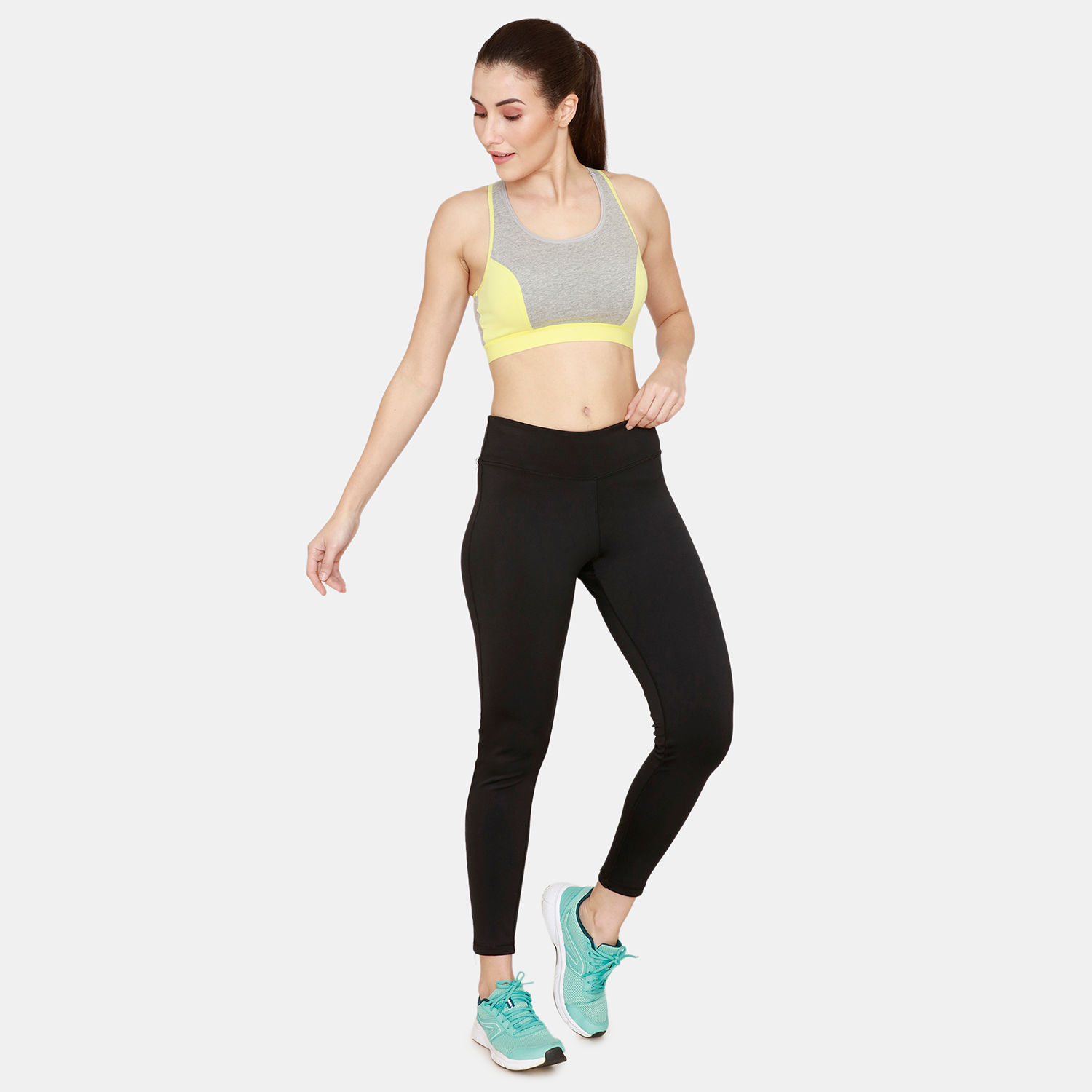 Zivame Sports Bra With Removable Padding MultiColor Buy Zivame