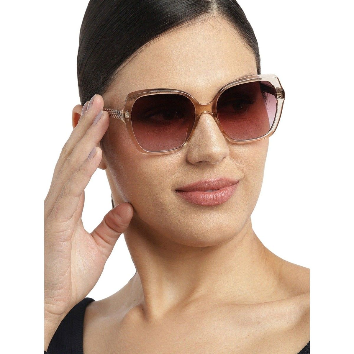 Buy Carlton London Premium Women Transparent & Brown Polarised & UV