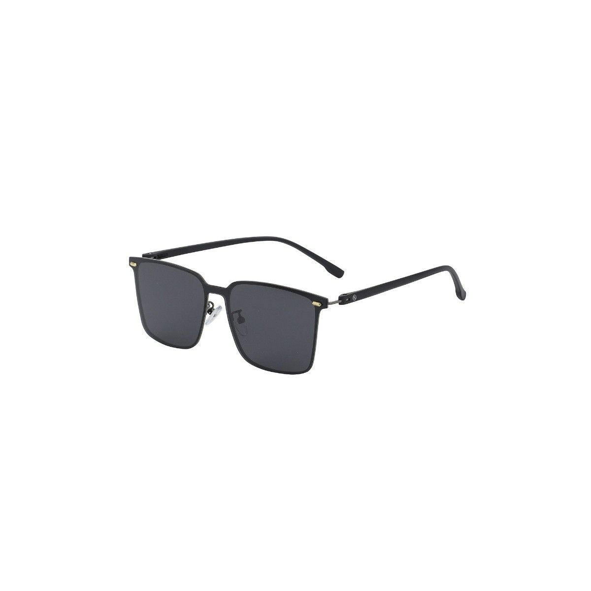 Carlton London Premium Men Black Polarised And Uv Protected Lens Wayfarer Sunglasses Clsm144 