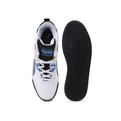 Buy Puma Backcourt Mid Cyberweek Unisex White Sneakers Online