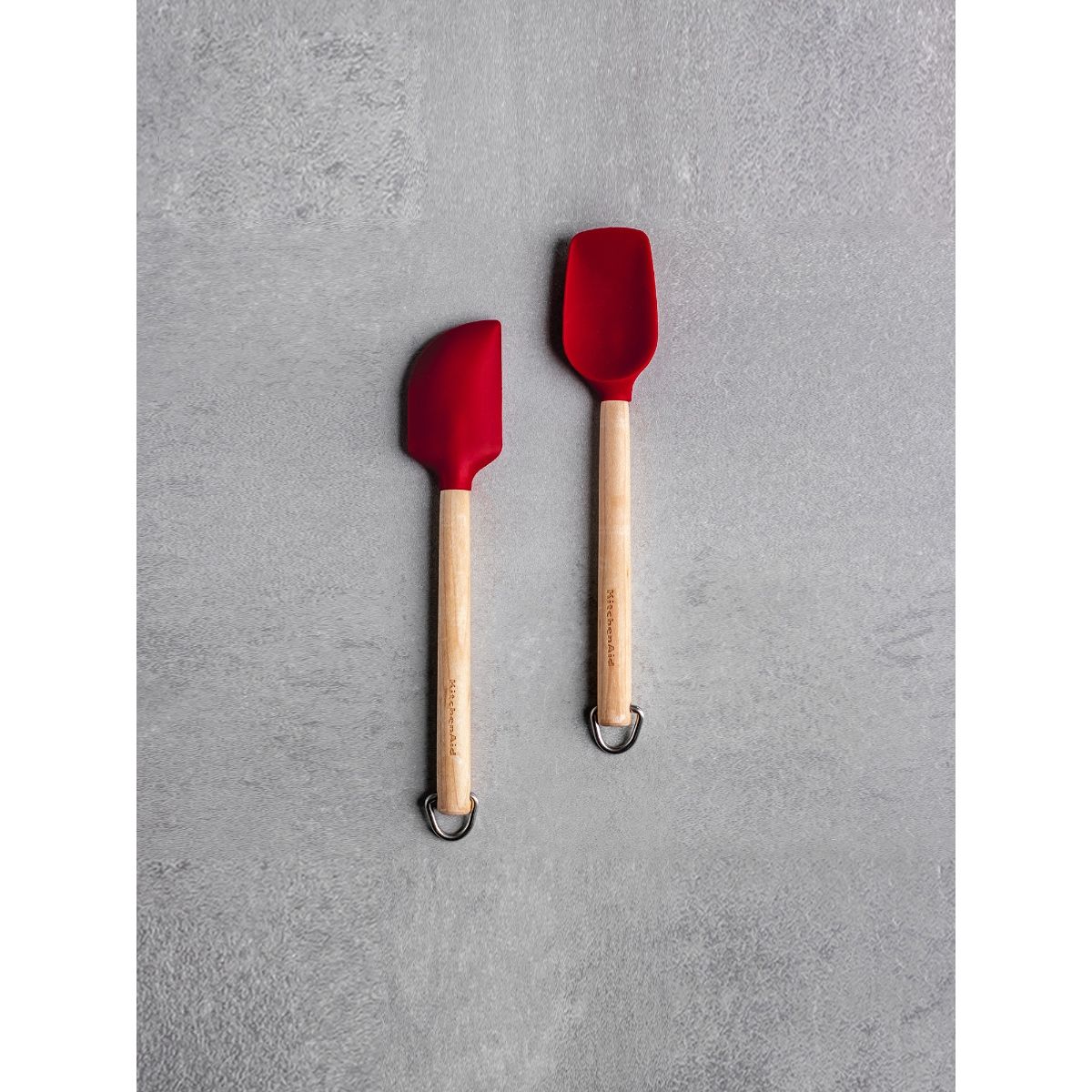 KitchenAid Mini Birchwood Spatulas Set For thinKitchen Empire Red, 2