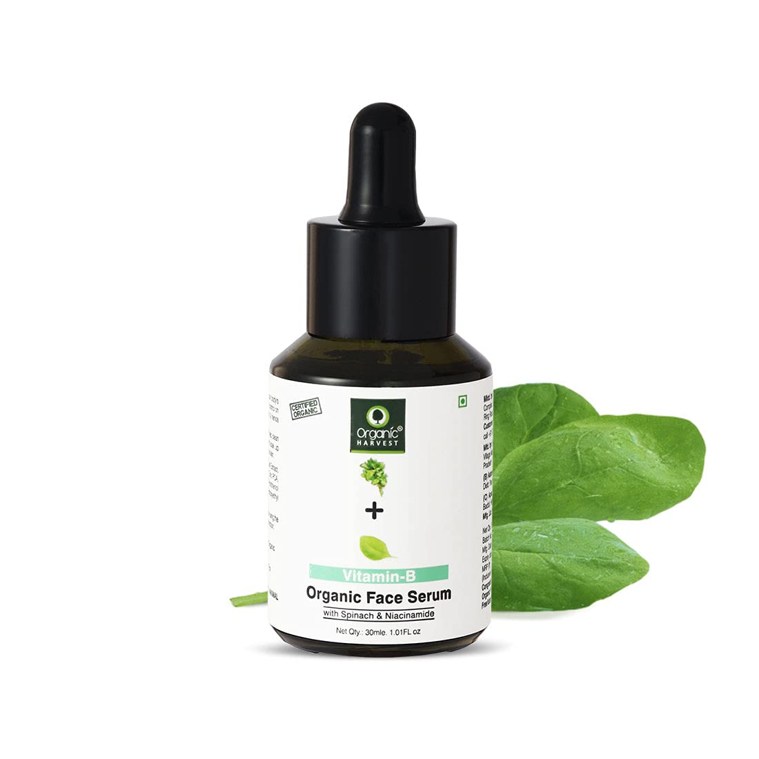 Organic Harvest Vitamin B Organic Face Serum With Spinach & Niacinamide ...