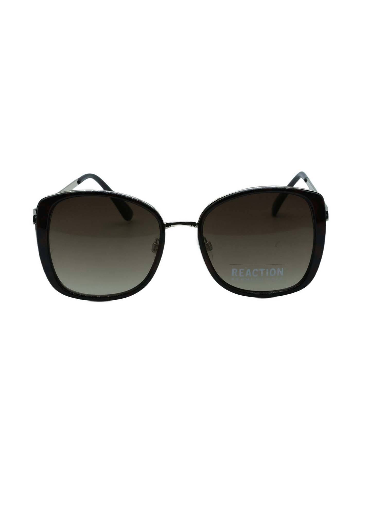 Kenneth Cole Metal Black Lens Butterfly Uv Protection Sunglass for Women-Kc1396 54 52F (54)