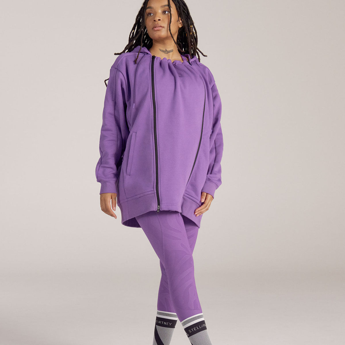 Buy Adidas aSMC 3 in 1 Purple Women Gym and Training Jacket Online