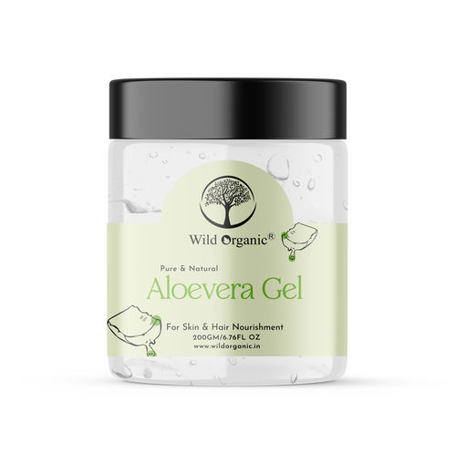 Buy Wild Organic Aloevera Gel For Skin & Hair Nourishment Online