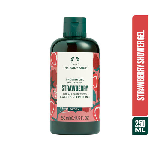 The Body Shop Strawberry Shower Gel, Fruity Fragrance with