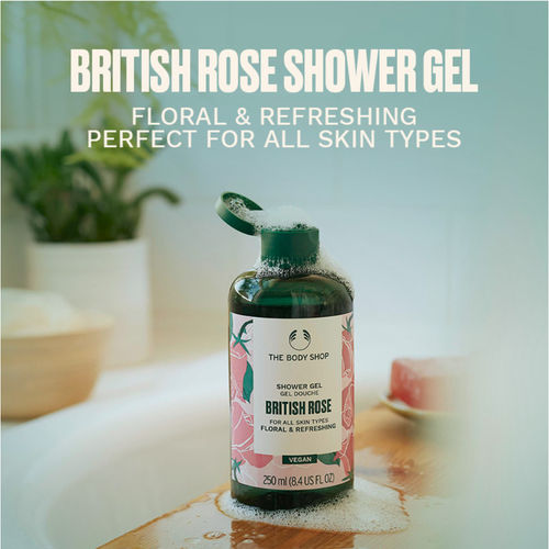 Buy The Body Shop British Rose Shower Gel, Softens Cleanses