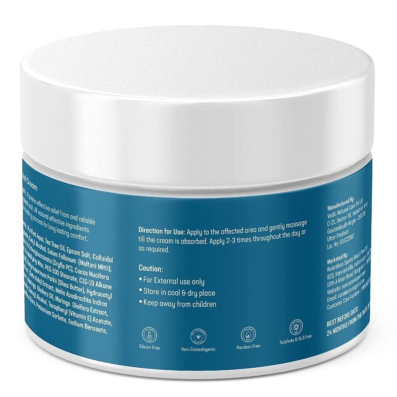 Azani Active Care Rash Relief Cream Safe For Babies Tea Tree Oil, Colloidal Oatmeal Pack