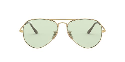 Ray-Ban 0RB3689 Light Green Evolve Aviator (55 mm)