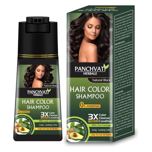 Panchvati Herbals Natural Black Hair Color Shampoo: Buy Panchvati Herbals  Natural Black Hair Color Shampoo Online at Best Price in India | Nykaa