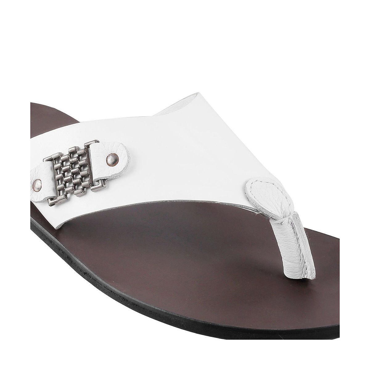 Metro white sandals hot sale