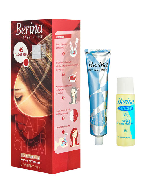 Berina Hair Color Cream - Garnet Red: Buy Berina Hair Color Cream - Garnet  Red Online at Best Price in India | NykaaMan
