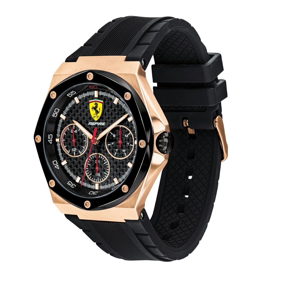 Ferrari 830536 Aspire Quartz Rose Gold Metal Watch Men price in Bahrain,  Buy Ferrari 830536 Aspire Quartz Rose Gold Metal Watch Men in Bahrain.