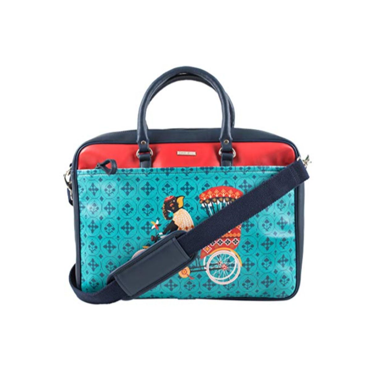 Buy Chumbak Elephant On Rickshaw Laptop Bag Online