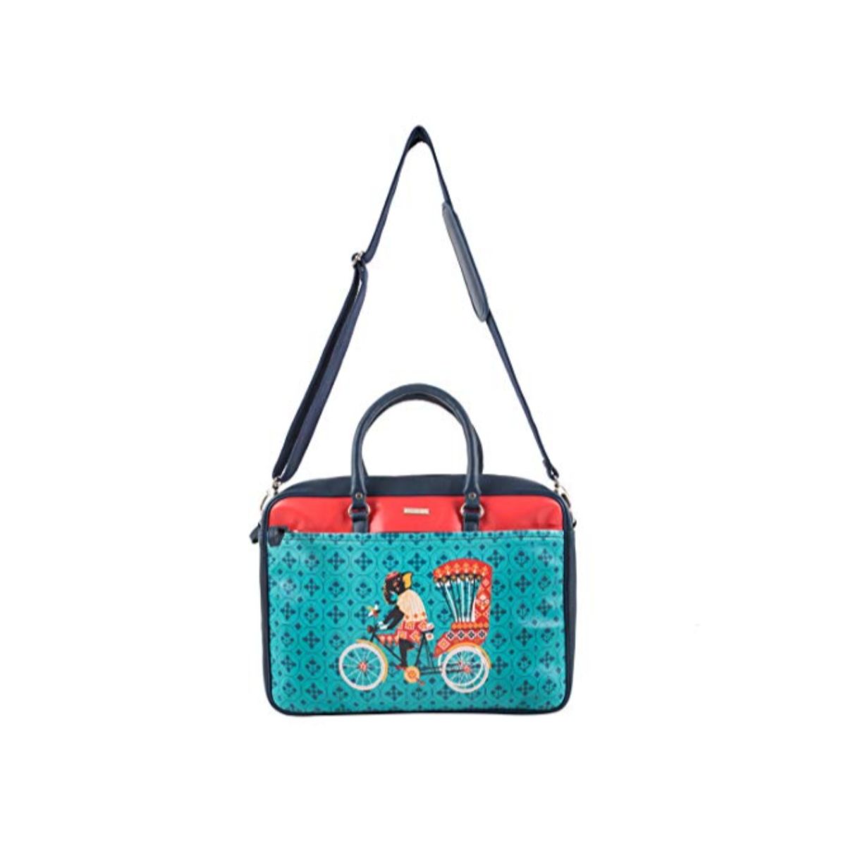 Buy Chumbak Elephant On Rickshaw Laptop Bag Online