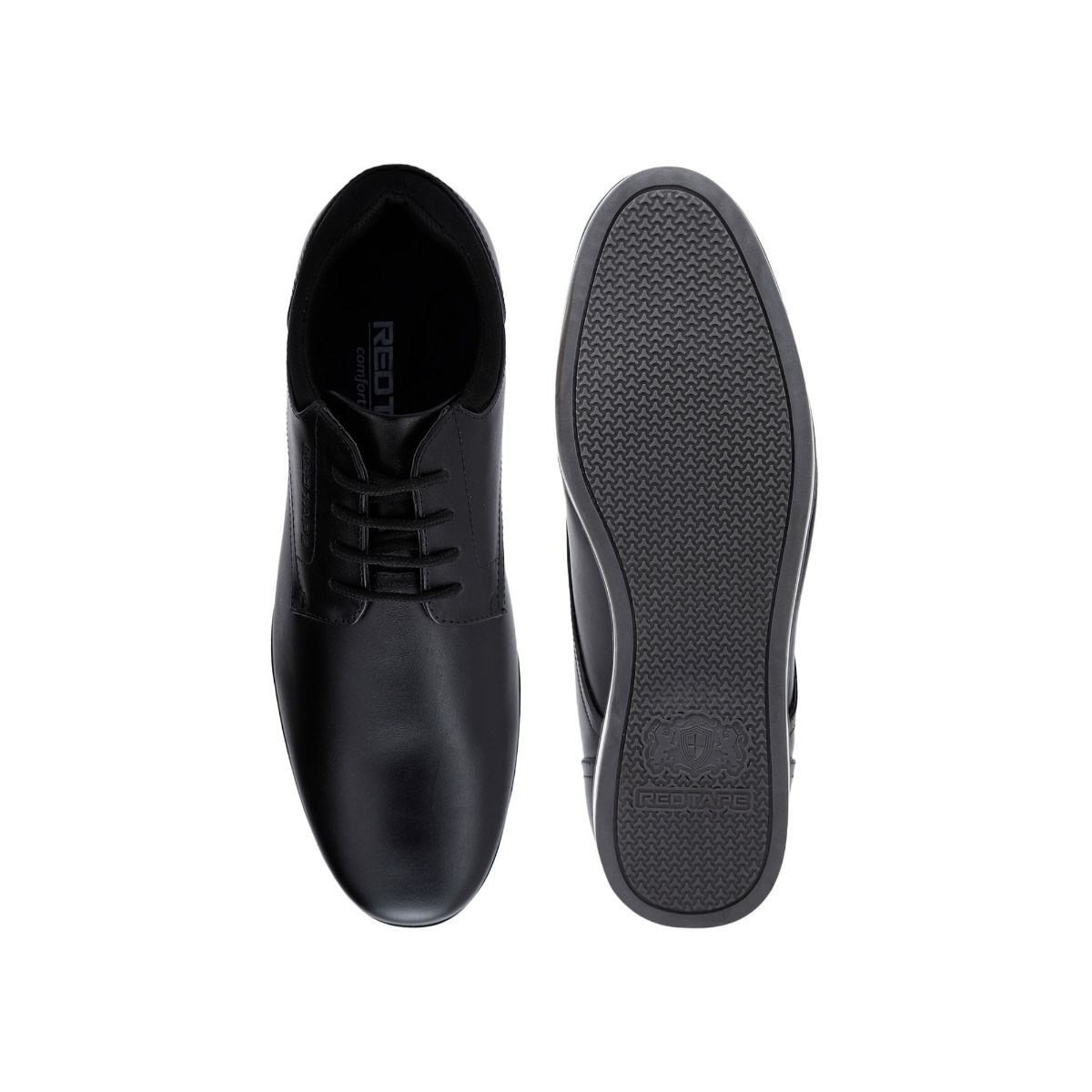 Red tape black hot sale casual shoes