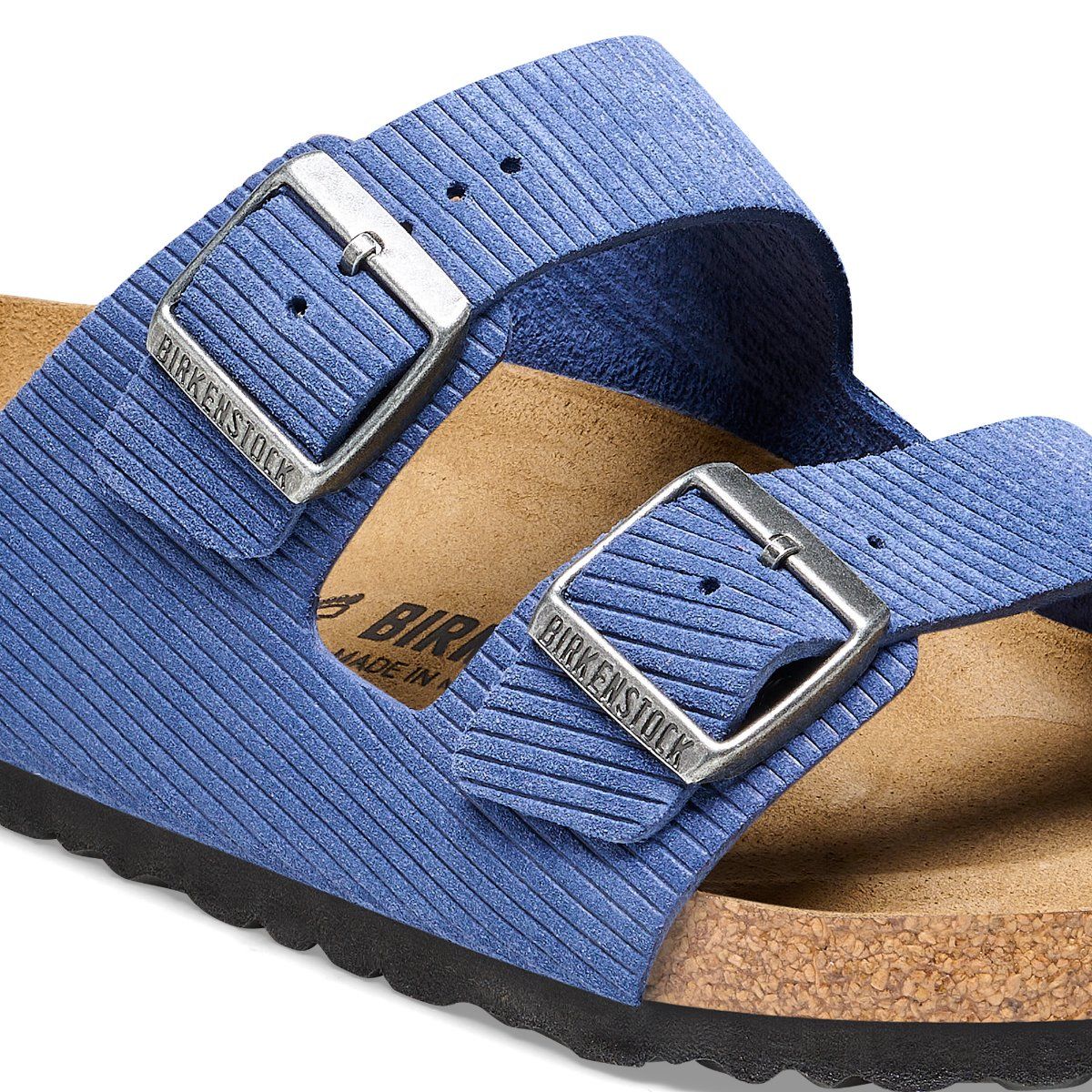 Blue suede arizona discount birkenstocks