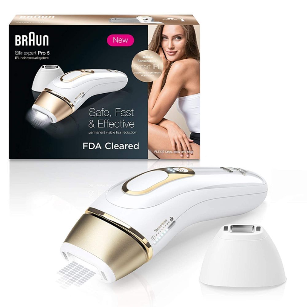 Braun IPL Permanent Hair Removal System for Women and Men, NEW