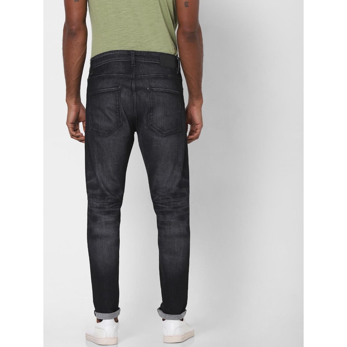 Buy SELECTED HOMME Grey Faded Toby Tapered Fit Jeans 33 32 Online