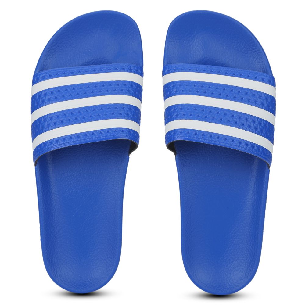 Adidas blue outlet sliders