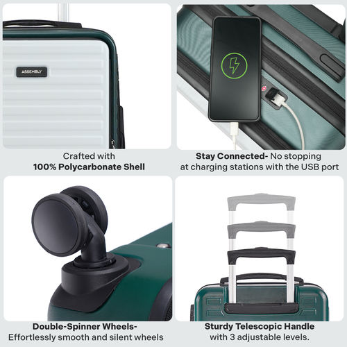 Buy Assembly Cabin Luggage (20 inch) with Hard Shell Laptop