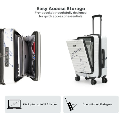 Buy Assembly Small Cabin Trolley Bag With Hard Shell Laptop