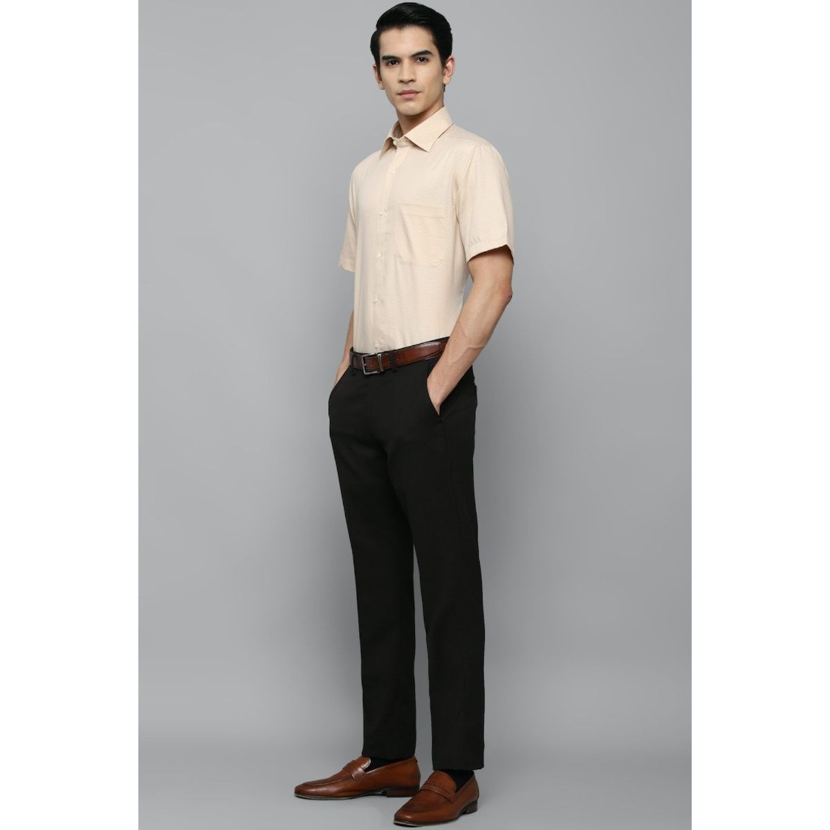 Louis Philippe Men Formal Trousers : Amazon.in: Clothing & Accessories