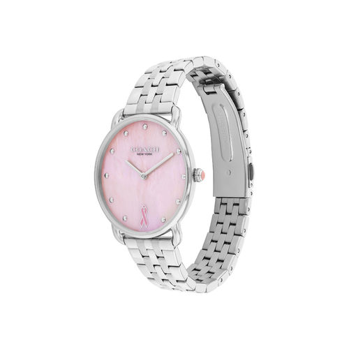 Buy Coach Elliot Qtz Basic Pink Mother Of Pearl Round Dial Women