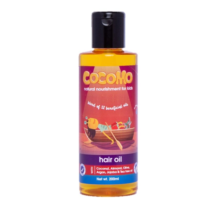Cocomo Natural 12 in 1 Hair Oil, Coconut, Argan, Jojoba, Neem, Tea Tree & Other Natural Oils