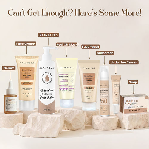 Buy Glamveda Glutathione Brightening Face Wash + Face Cream Online