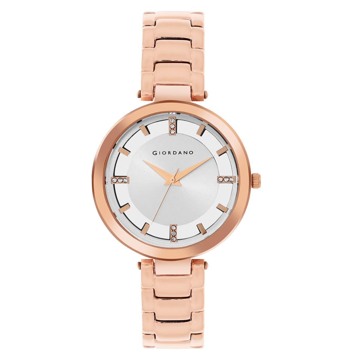 Buy GIORDANO Mens White Dial Metallic Multi-Function Watch - GD-1092-44 |  Shoppers Stop