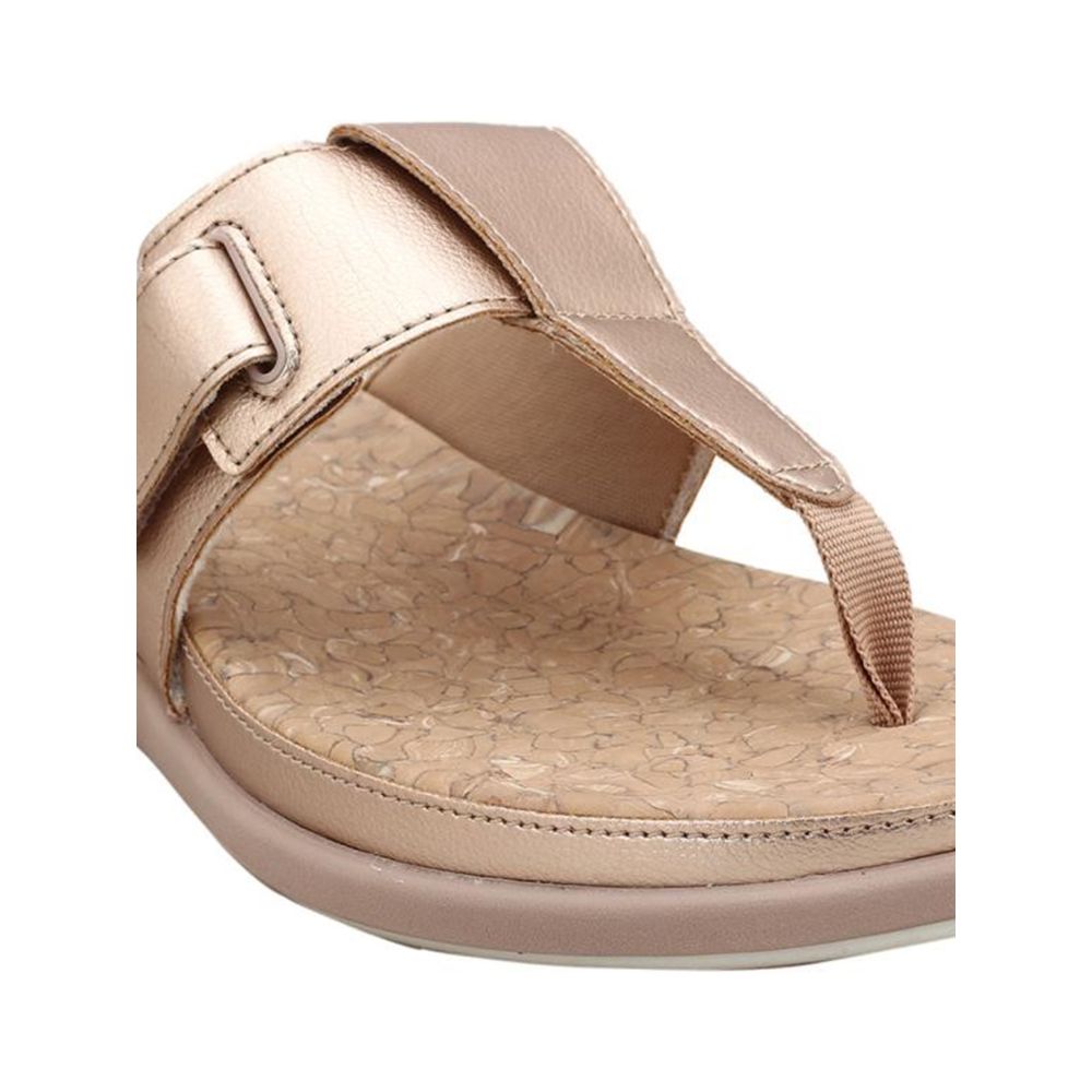 clarks sandals rose gold