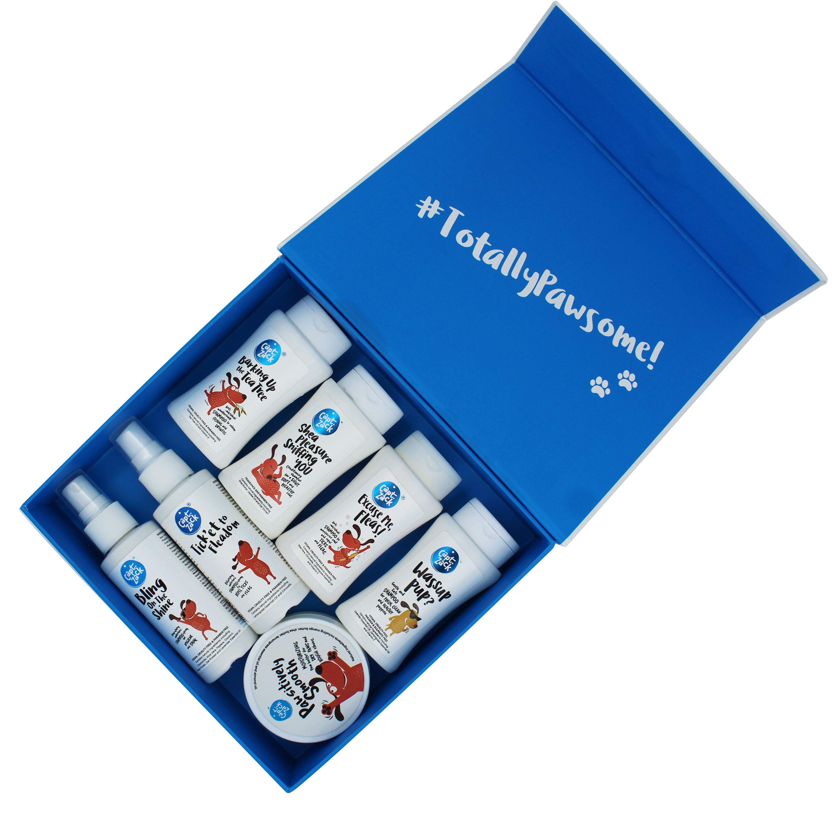 Captain Zack The 7In1 Miniature Groom Box, (Shampoo, Conditioner, Dry