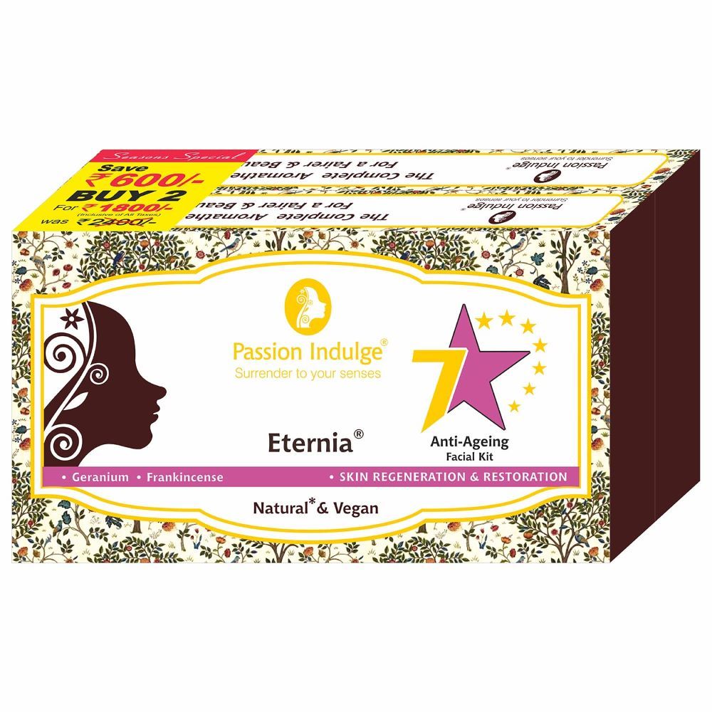 Passion Indulge Anti-Ageing Eternia 7 Star Facial Kit (Buy 1 Get 1 Free)