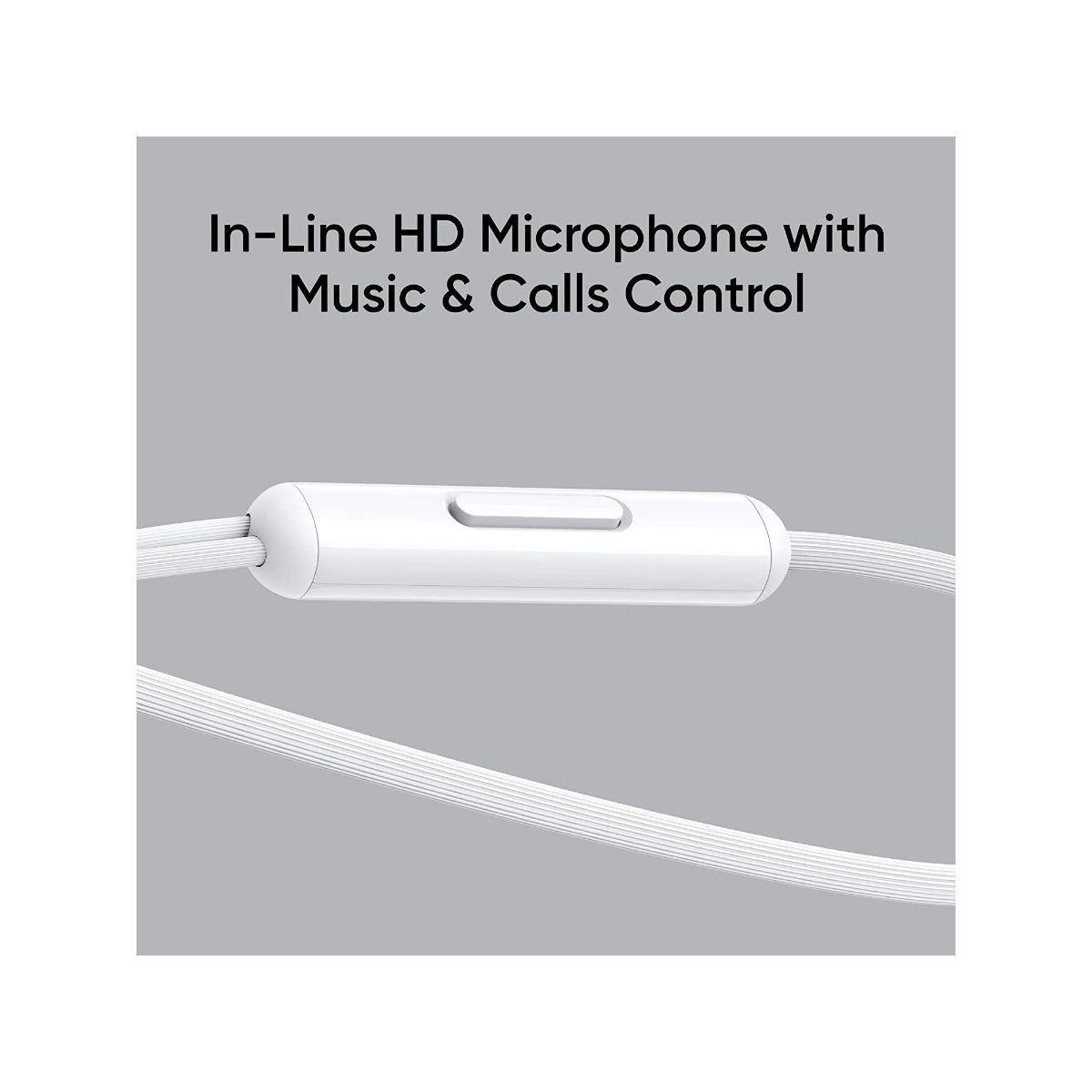 Realme buds classic wired earphones with hd microphone online white