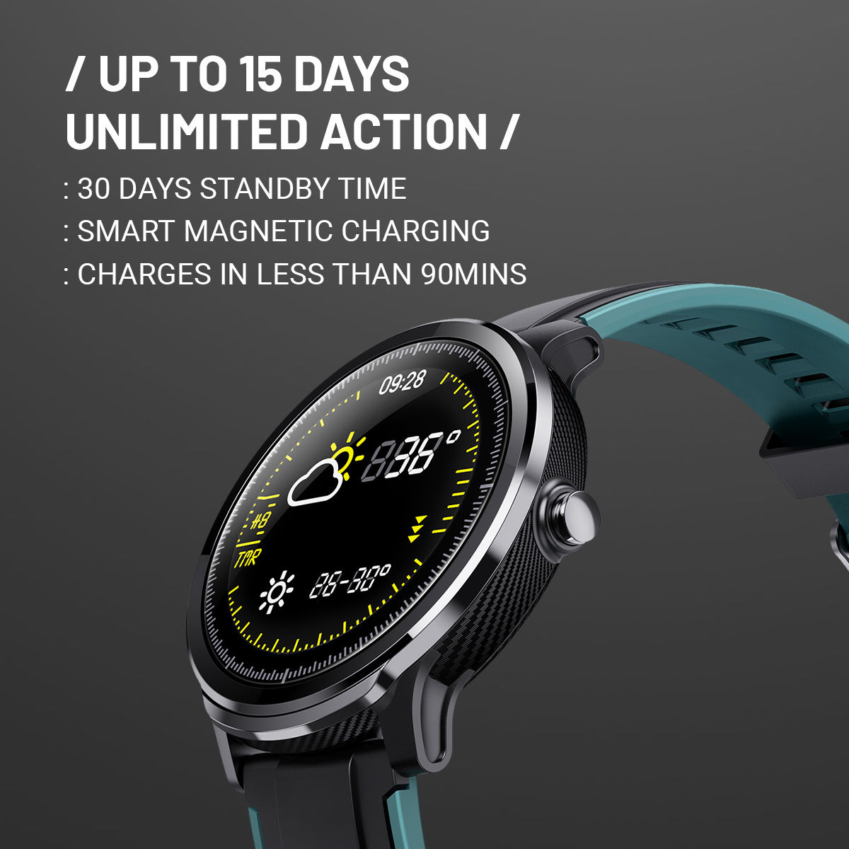 Crossbeats ace smartwatch features Clearance