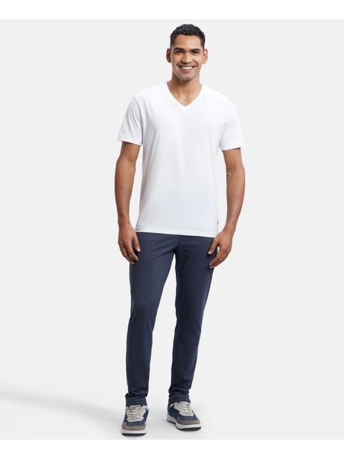 Buy Jockey AM49 Mens Super Combed Cotton Rich Slim Fit Trackpants -  Graphite online