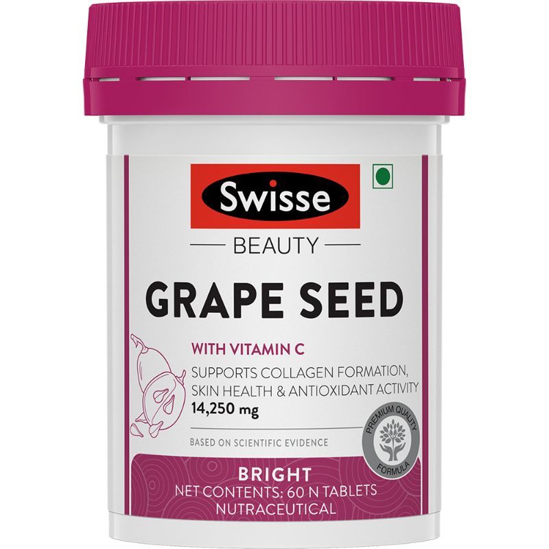 Swisse Grape Seed Supplement with Vitamin C for Healthy Skin