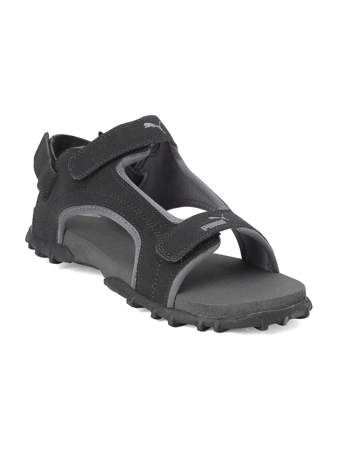 puma grey sports sandals