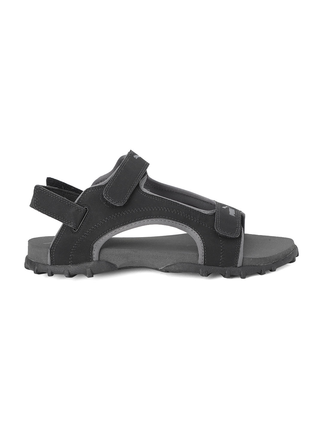 puma grey sports sandals