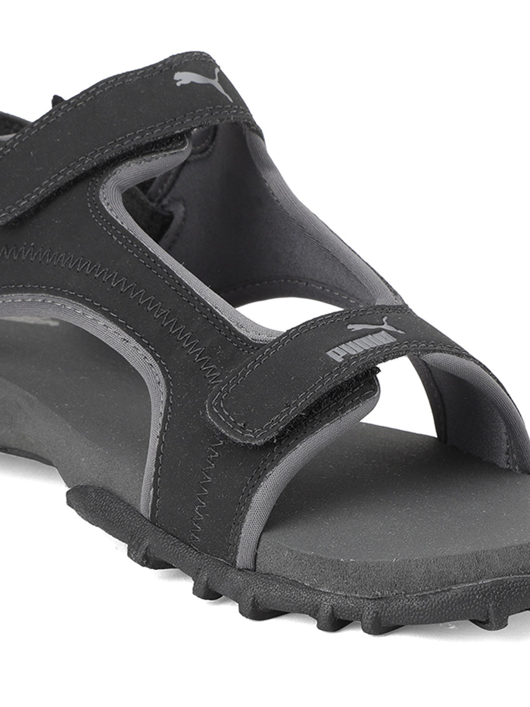 puma grey sports sandals