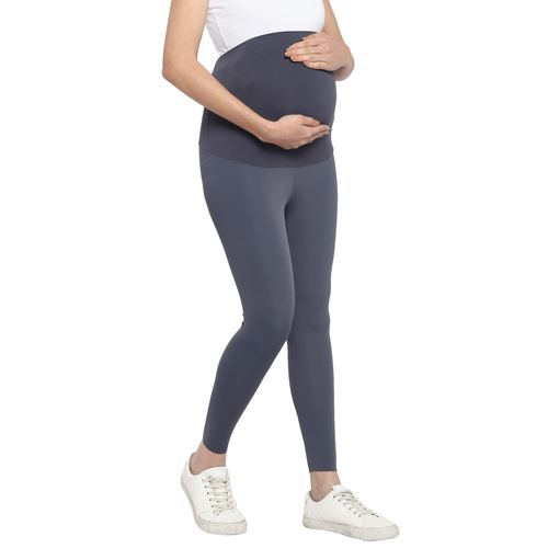 Momsoon Maternity Blue Yoga Pants– MomSoon Maternity