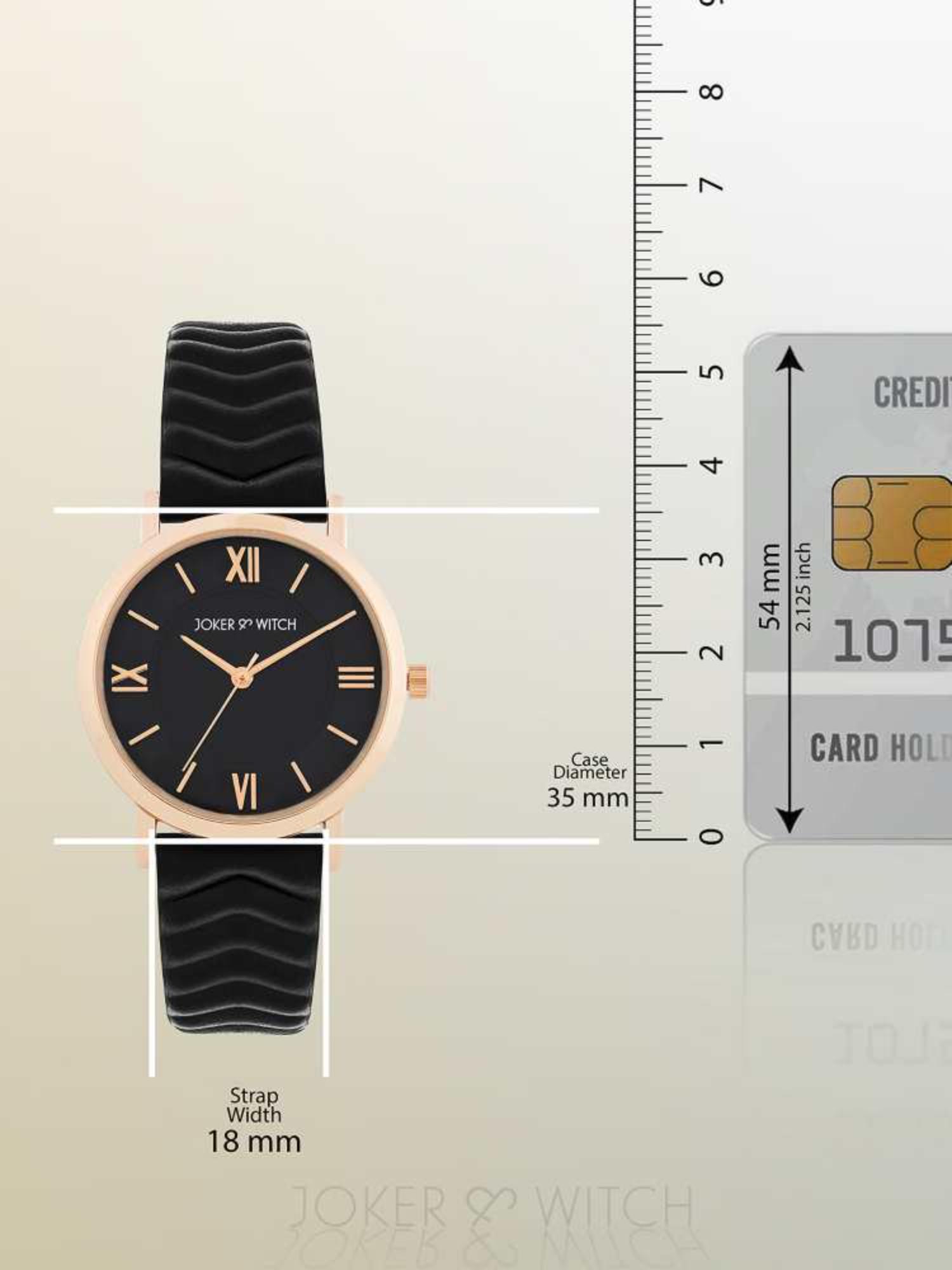 Buy Joker & Witch Altair Black Dial PU Strap Watch - AMWW1260 (M