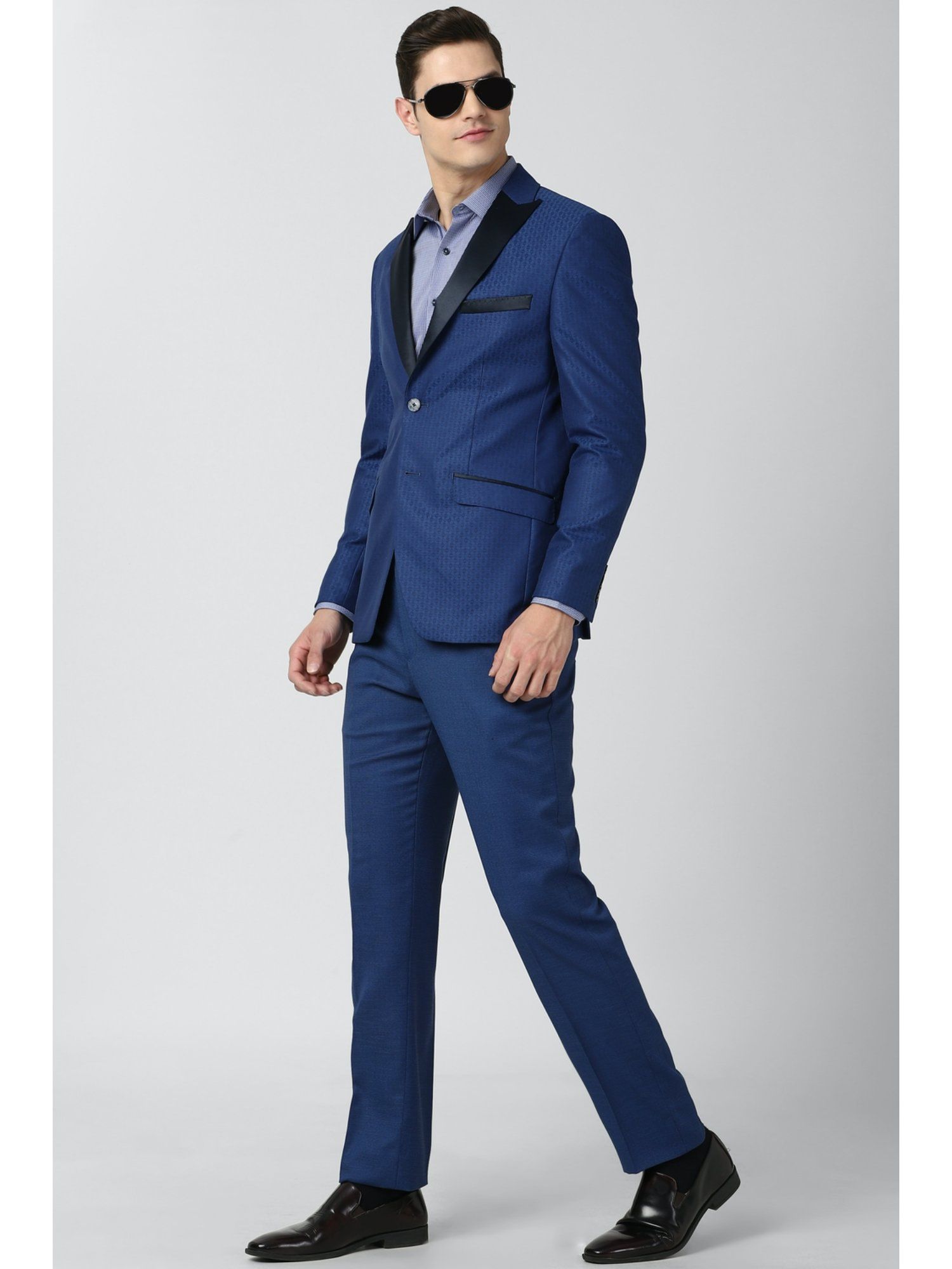 Peter england blue outlet blazer