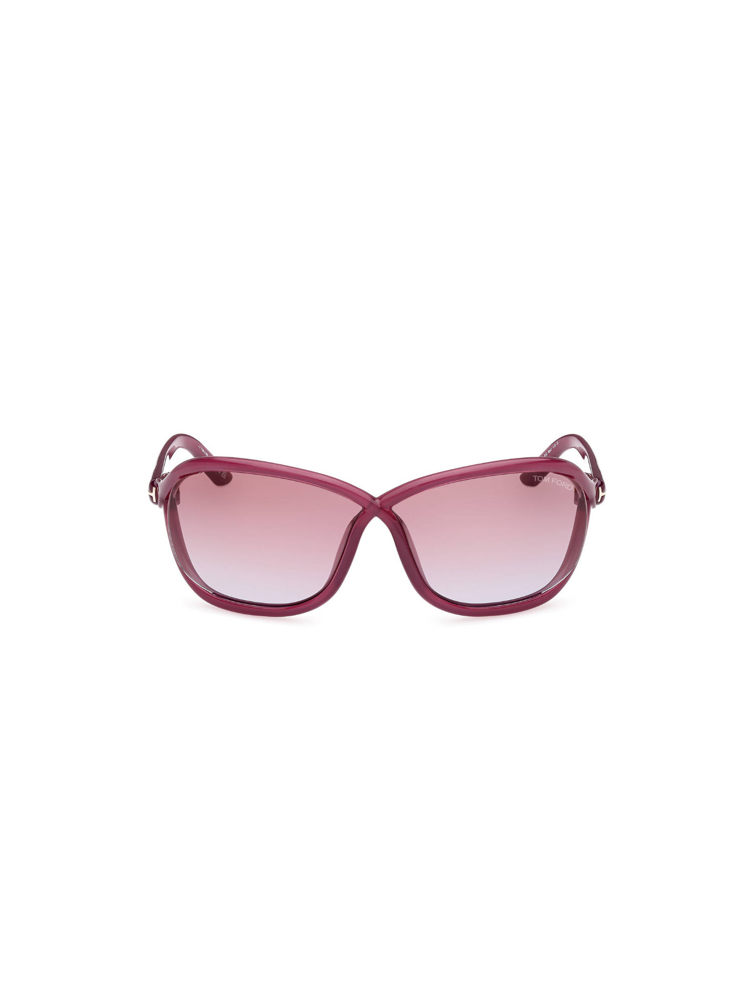 Tom Ford Eyewear Women's Pink Butterfly Shape Sunglass - FT1069 68 83Z (68)