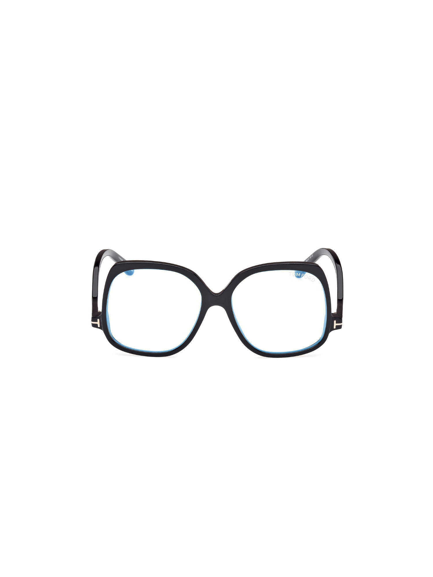 Tom Ford Eyewear Women's Black Square Shape Eye Frame - FT5968-B 54 001 (54)