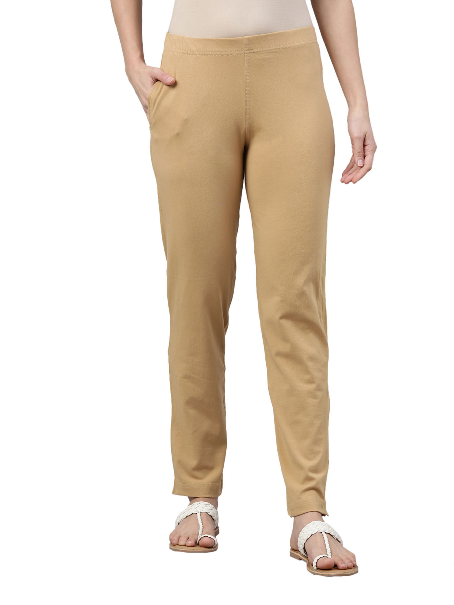 Buy GO COLORS Womens Solid Sharara Pants | Shoppers Stop