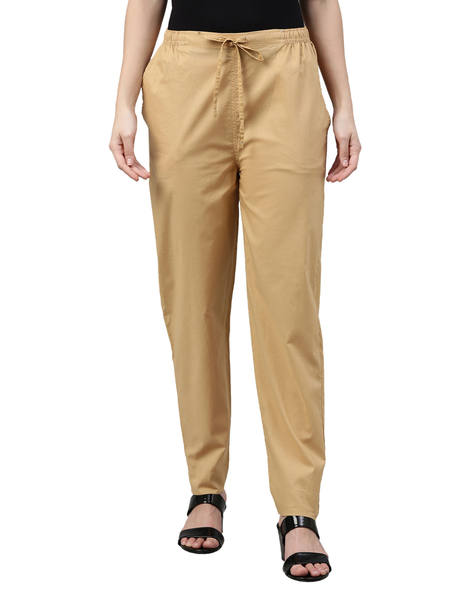 Buy Grey Ikat Cotton Pants for Women | Ladies Pants by CraftsandLooms –  CraftsandLooms.com