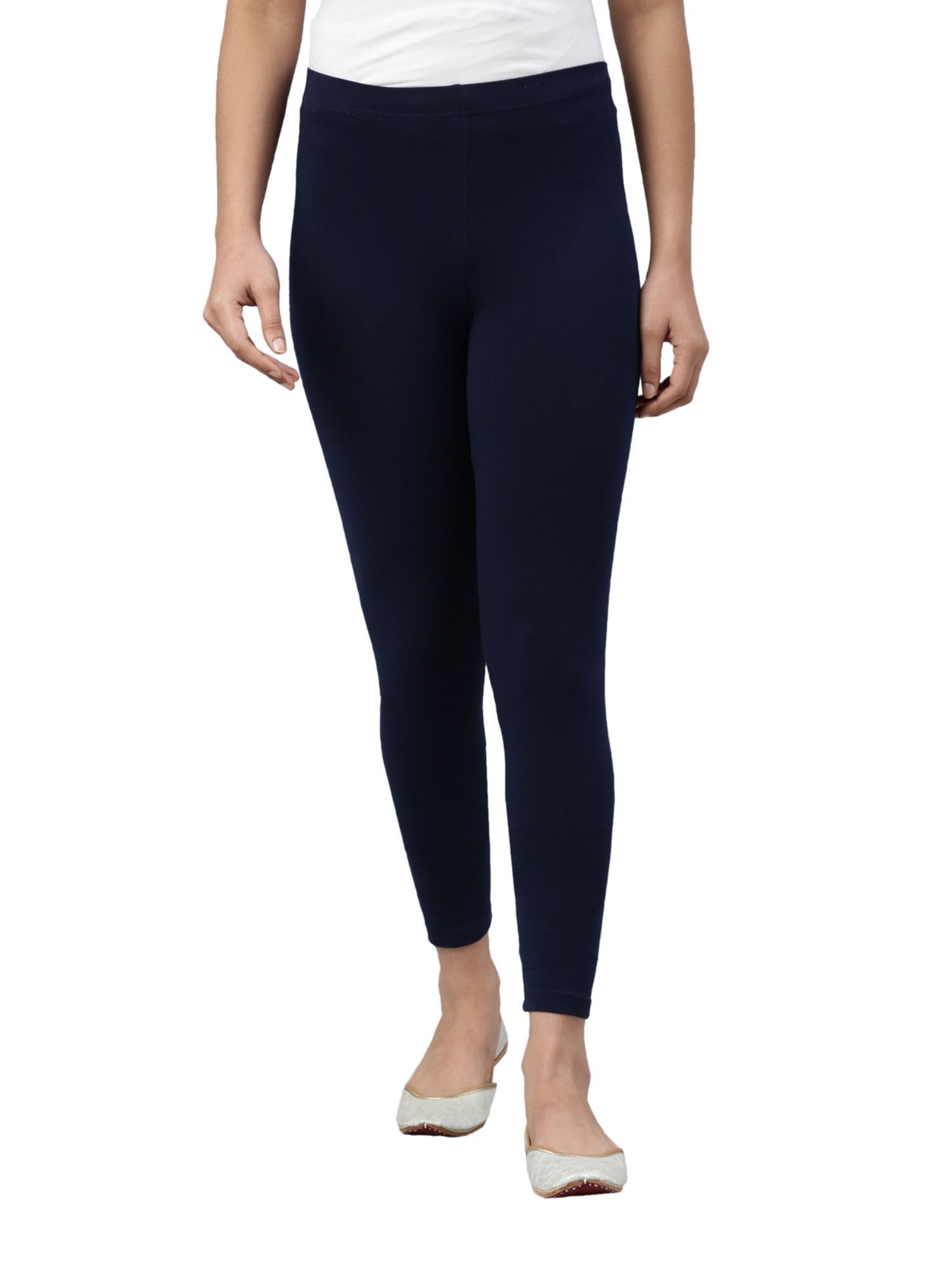High Waist Ladies Pastel Blue Ankle Length Legging, Casual Wear, Skin Fit  at Rs 155 in Bengaluru