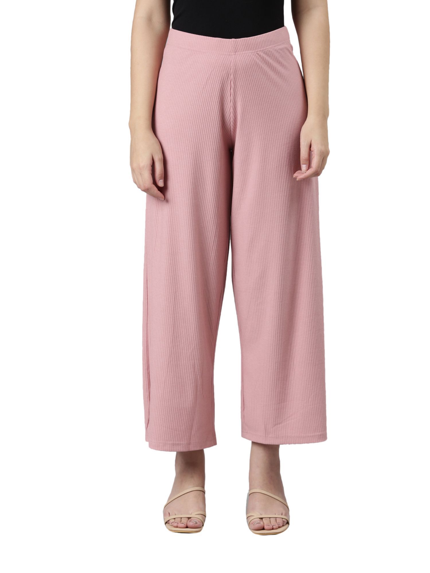 Glonme High Waist Boho Beach Pants for Women Loose Fit Summer Loungewear  Solid Color Palazzo Pants with Pockets Pink 3XL - Walmart.com